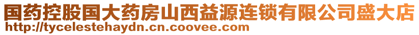 國藥控股國大藥房山西益源連鎖有限公司盛大店