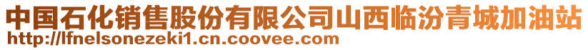 中國石化銷售股份有限公司山西臨汾青城加油站