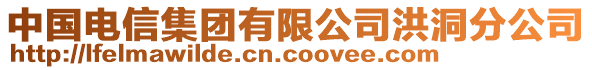 中國(guó)電信集團(tuán)有限公司洪洞分公司