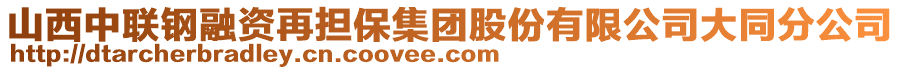 山西中聯(lián)鋼融資再擔(dān)保集團(tuán)股份有限公司大同分公司