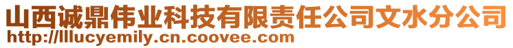 山西誠鼎偉業(yè)科技有限責(zé)任公司文水分公司