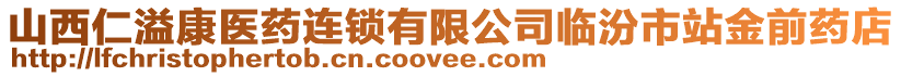 山西仁溢康醫(yī)藥連鎖有限公司臨汾市站金前藥店