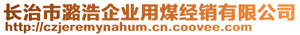 長(zhǎng)治市潞浩企業(yè)用煤經(jīng)銷有限公司