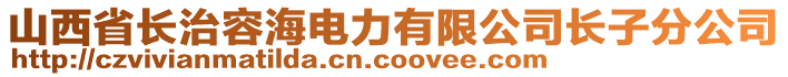 山西省長治容海電力有限公司長子分公司