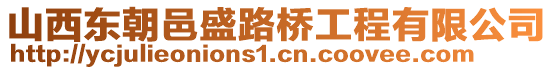 山西東朝邑盛路橋工程有限公司