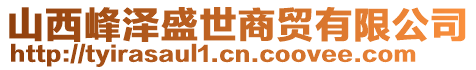 山西峰澤盛世商貿有限公司