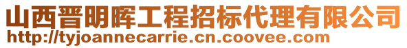 山西晉明暉工程招標(biāo)代理有限公司