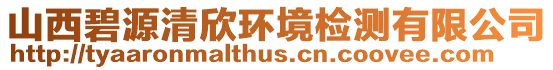 山西碧源清欣環(huán)境檢測(cè)有限公司