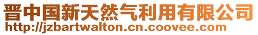 晉中國新天然氣利用有限公司