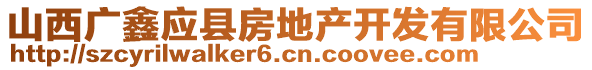 山西廣鑫應(yīng)縣房地產(chǎn)開(kāi)發(fā)有限公司