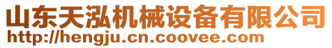 山東天泓機(jī)械設(shè)備有限公司