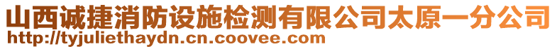 山西誠捷消防設施檢測有限公司太原一分公司