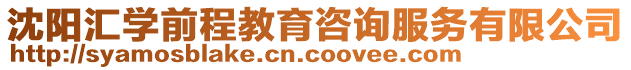 沈陽匯學前程教育咨詢服務有限公司