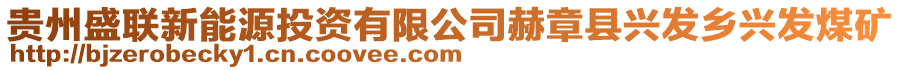 貴州盛聯(lián)新能源投資有限公司赫章縣興發(fā)鄉(xiāng)興發(fā)煤礦