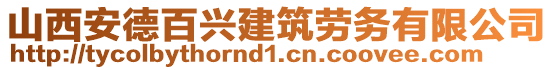 山西安德百興建筑勞務(wù)有限公司