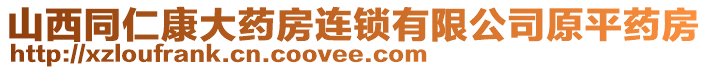 山西同仁康大药房连锁有限公司原平药房