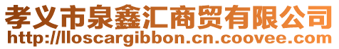孝義市泉鑫匯商貿有限公司