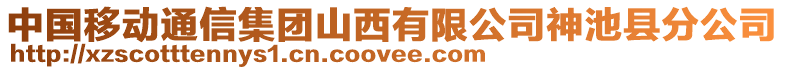 中国移动通信集团山西有限公司神池县分公司