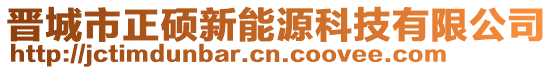 晉城市正碩新能源科技有限公司