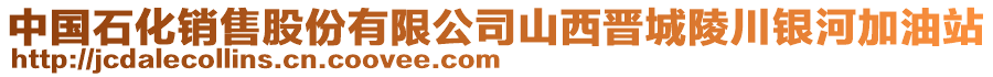 中國(guó)石化銷售股份有限公司山西晉城陵川銀河加油站