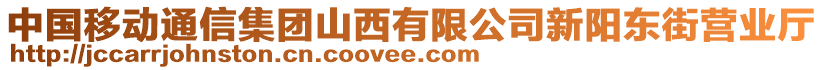 中國(guó)移動(dòng)通信集團(tuán)山西有限公司新陽(yáng)東街營(yíng)業(yè)廳