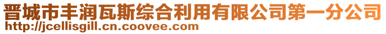 晋城市丰润瓦斯综合利用有限公司第一分公司