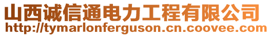 山西誠信通電力工程有限公司