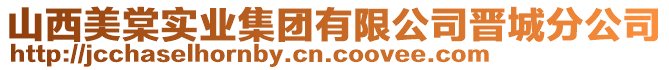 山西美棠實(shí)業(yè)集團(tuán)有限公司晉城分公司