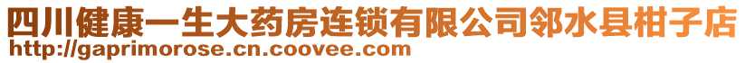 四川健康一生大藥房連鎖有限公司鄰水縣柑子店