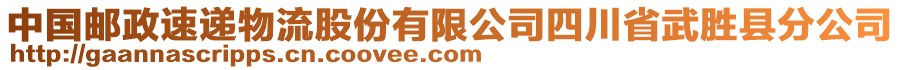 中國郵政速遞物流股份有限公司四川省武勝縣分公司