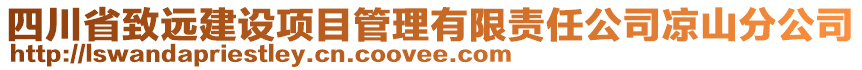 四川省致遠建設(shè)項目管理有限責(zé)任公司涼山分公司