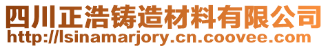 四川正浩鑄造材料有限公司