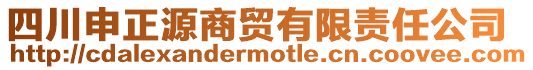 四川申正源商貿(mào)有限責任公司