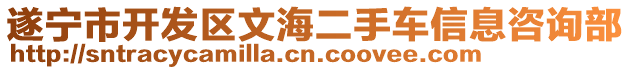 遂寧市開發(fā)區(qū)文海二手車信息咨詢部