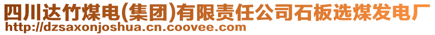 四川達(dá)竹煤電(集團(tuán))有限責(zé)任公司石板選煤發(fā)電廠