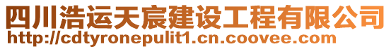 四川浩運天宸建設(shè)工程有限公司