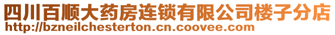 四川百順大藥房連鎖有限公司樓子分店
