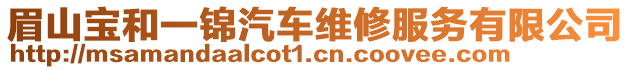 眉山寶和一錦汽車維修服務有限公司