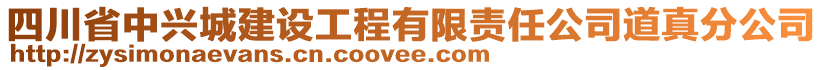 四川省中興城建設(shè)工程有限責(zé)任公司道真分公司