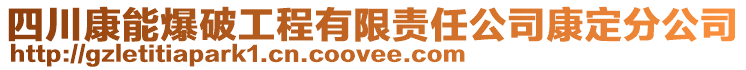 四川康能爆破工程有限責任公司康定分公司