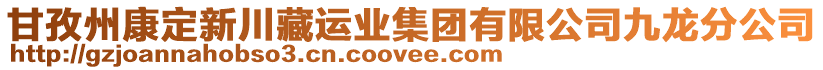 甘孜州康定新川藏運(yùn)業(yè)集團(tuán)有限公司九龍分公司