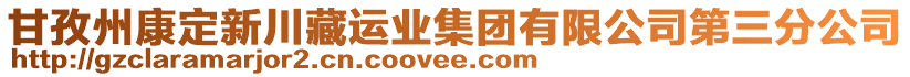 甘孜州康定新川藏运业集团有限公司第三分公司