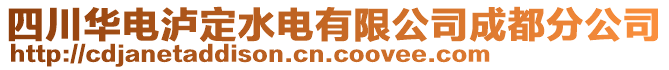 四川華電瀘定水電有限公司成都分公司