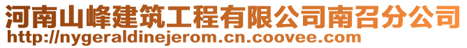 河南山峰建筑工程有限公司南召分公司
