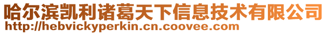 哈爾濱凱利諸葛天下信息技術有限公司