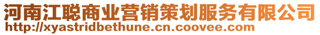 河南江聰商業(yè)營(yíng)銷策劃服務(wù)有限公司