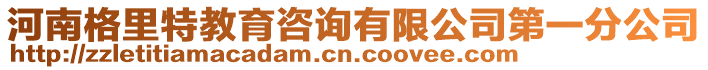 河南格里特教育咨詢有限公司第一分公司