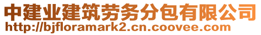 中建業(yè)建筑勞務(wù)分包有限公司