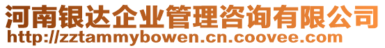 河南銀達企業(yè)管理咨詢有限公司