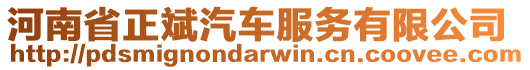 河南省正斌汽車服務有限公司